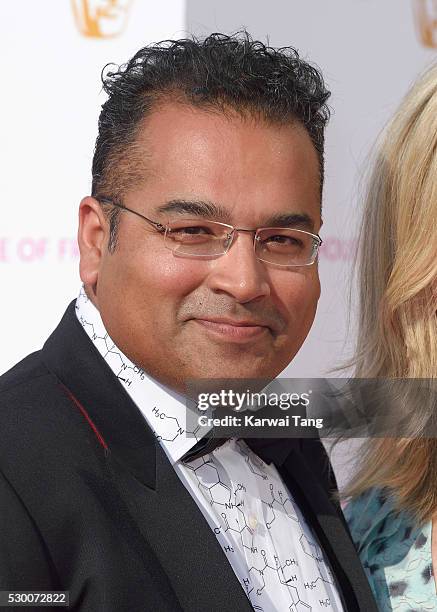 Krishnan Guru-Murthy arrives for the House Of Fraser British Academy Television Awards 2016 at the Royal Festival Hall on May 8, 2016 in London,...
