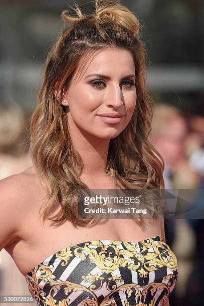 Ferne McCann arrives for the House Of Fraser British Academy Television Awards 2016 at the Royal Festival Hall on May 8, 2016 in London, England.