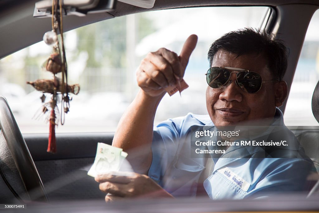 Taxi driver, Bangkok, Thailand