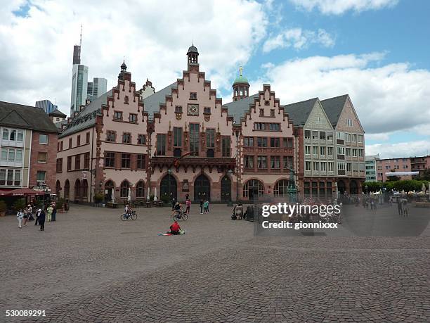 romerberg, frankfurt - ostzeile stock pictures, royalty-free photos & images