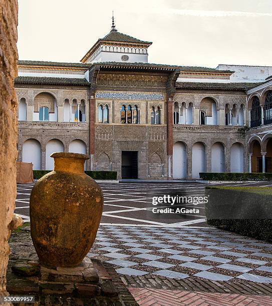 siviglia, spagna, alcazar - visita reale - fotografias e filmes do acervo