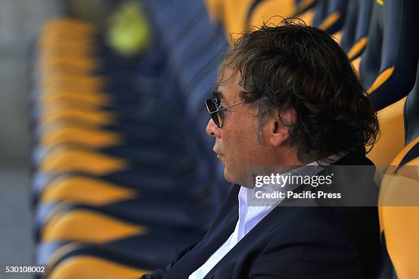 Stefano Bonacini Carpi's CEO during the Serie A football match between FC Carpi and SS Lazio at Braglia Stadium in Modena. Lazio beat by 3 to 1 on...