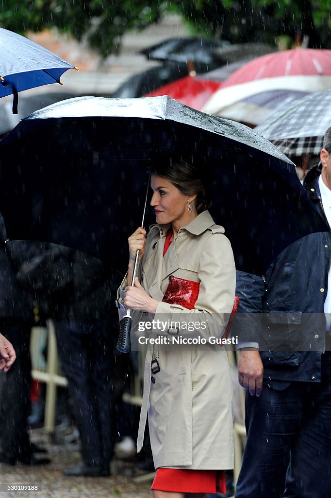 Spanish Royals Visit La Rinconada