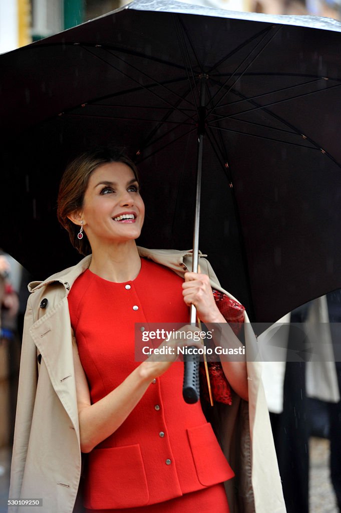 Spanish Royals Visit La Rinconada