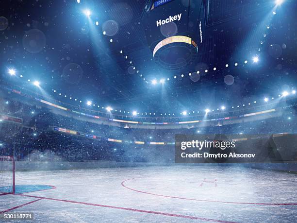 impresionante estadio de hockey sobre hielo - ice hockey league fotografías e imágenes de stock