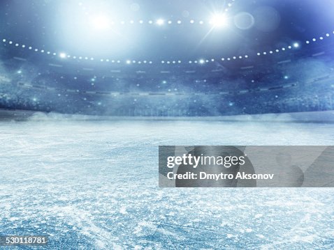 Dramatic ice hockey arena Dramatic ice hockey arena