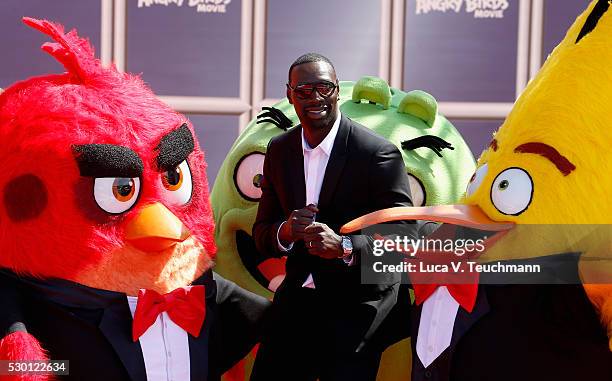 French actor Omar Sy attends "The Angry Birds Movie" Photocall during the annual 69th Cannes Film Festival at JW Marriott on May 10, 2016 in Cannes,...