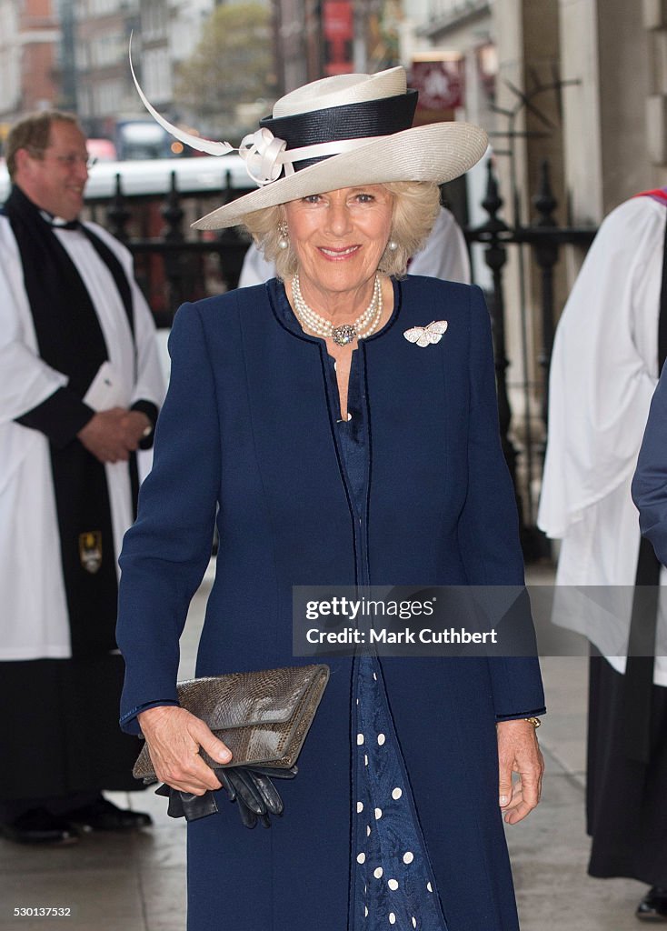 The Prince Of Wales And Duchess Of Cornwall Attend Service & Tea Party For VC & GC Association