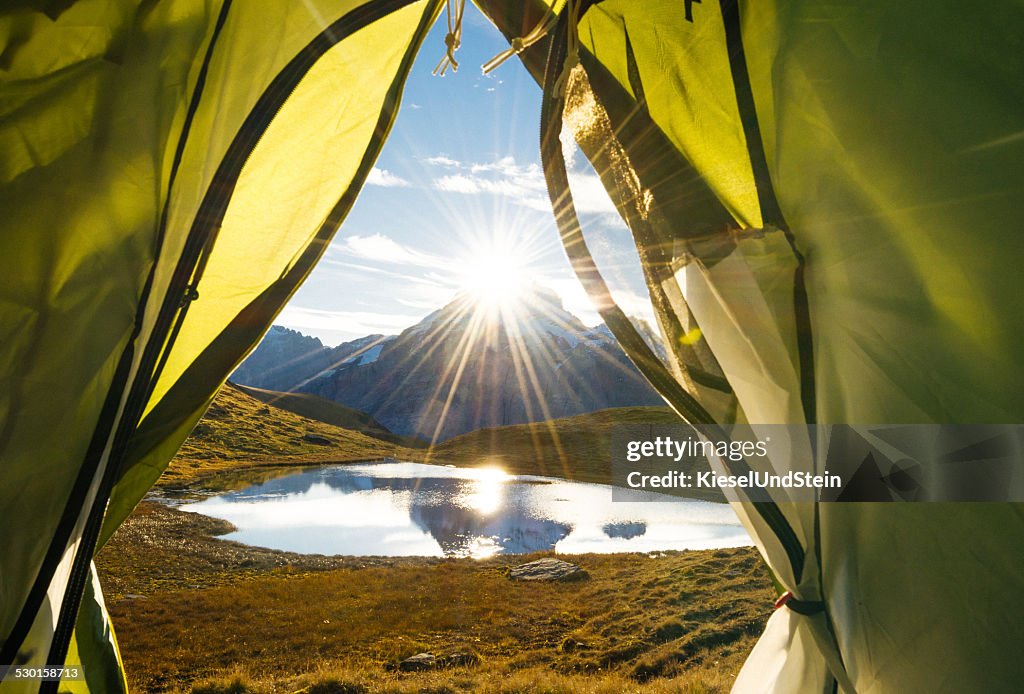 Morning in the Swiss Alps