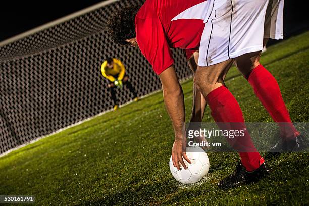 penalty kick - shootout stock pictures, royalty-free photos & images