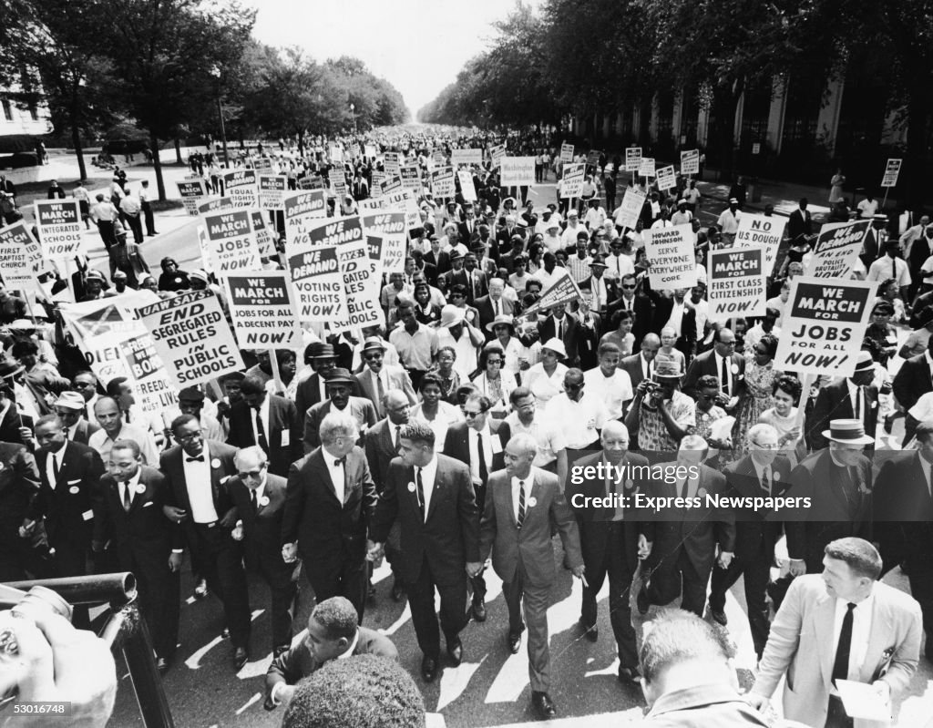 Civil Rights Leaders At The March On Washington