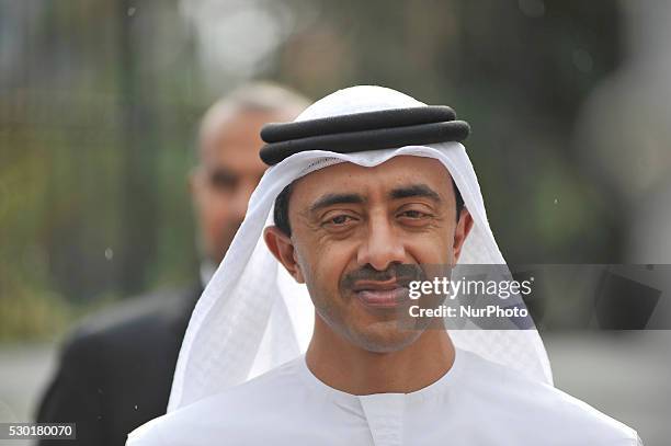 Minister for Foreign Affairs and International Cooperation of the United Arab Emirates, Sheikh Abdullah Bin Zayed Al Nahyan on inaugurates of United...