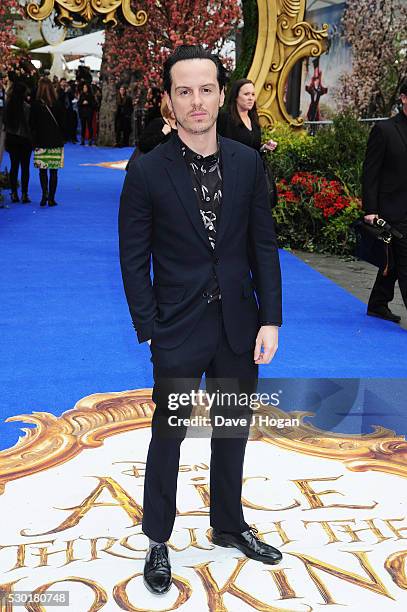 Andrew Scott attends the European Premiere of "Alice Through The Looking Glass" at Odeon Leicester Square on May 10, 2016 in London, England.