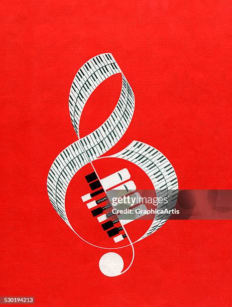 Double Clef Note 1,998 Musical Staff And Notes Stock Photos, High-Res Pictures, and ...