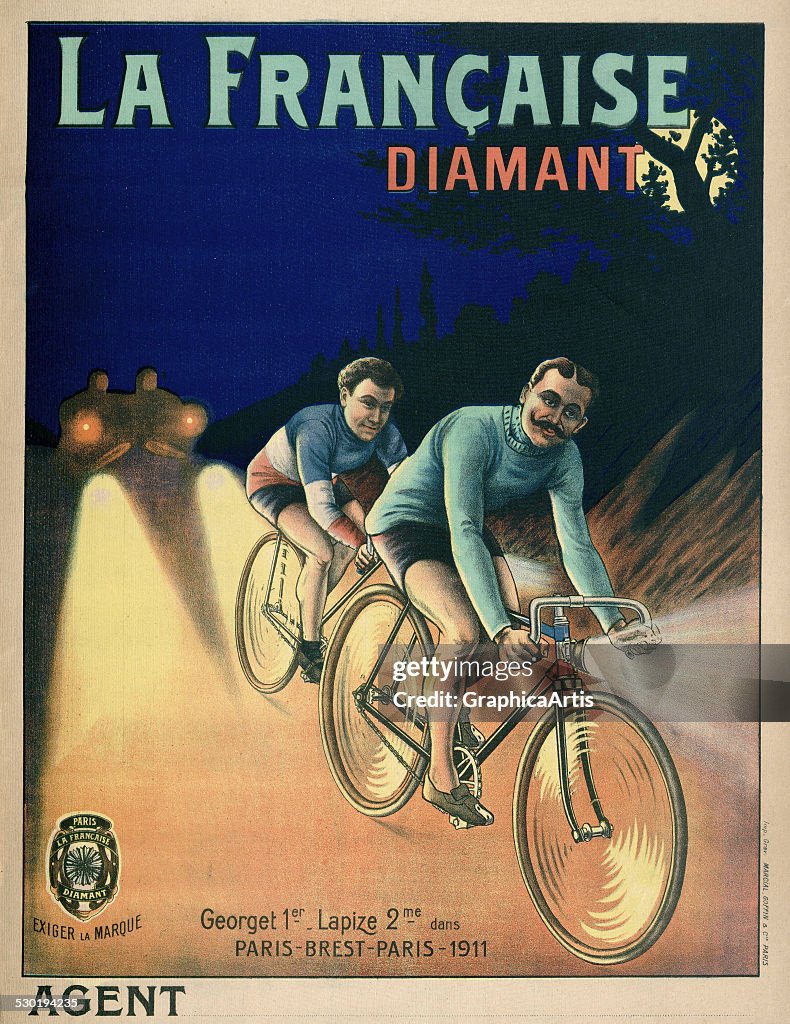 1911 Tour De France Poster