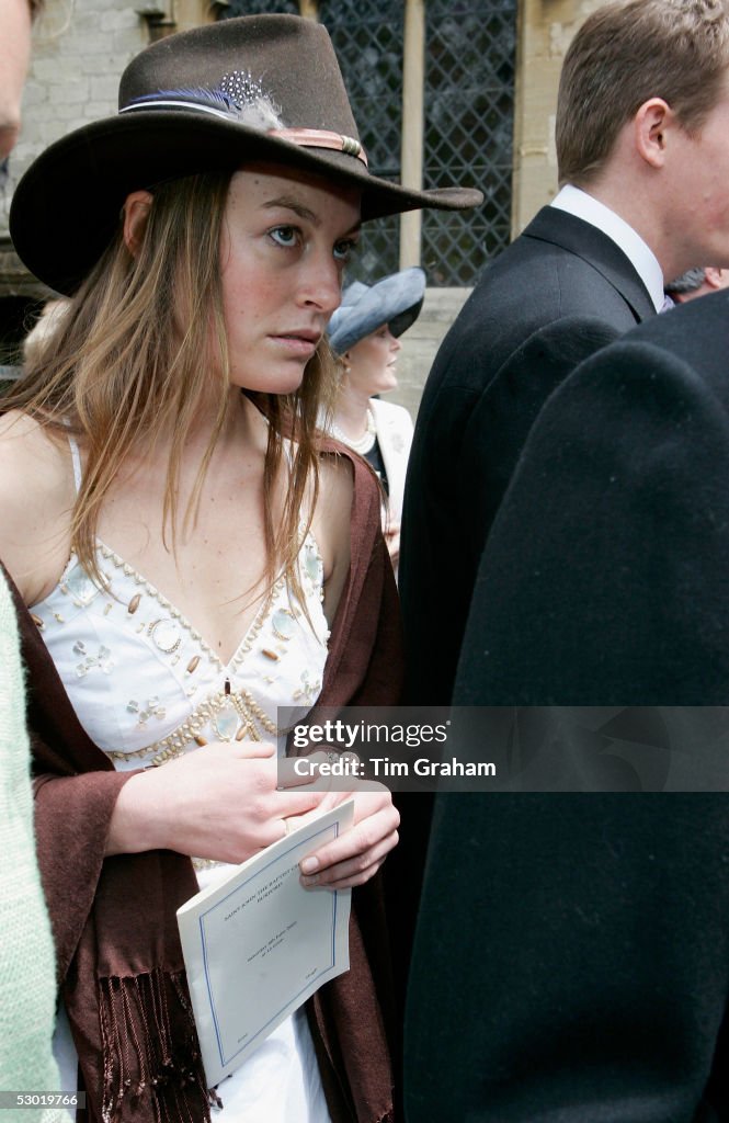 Wedding of Hugh Van Cutsem and Rose Astor