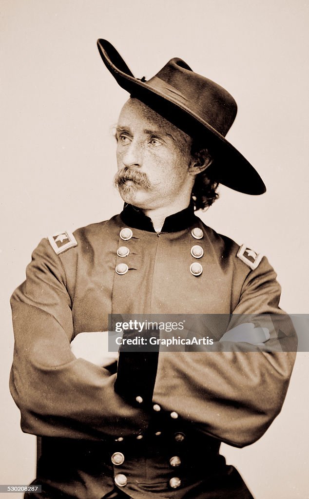 Portrait Of George Custer