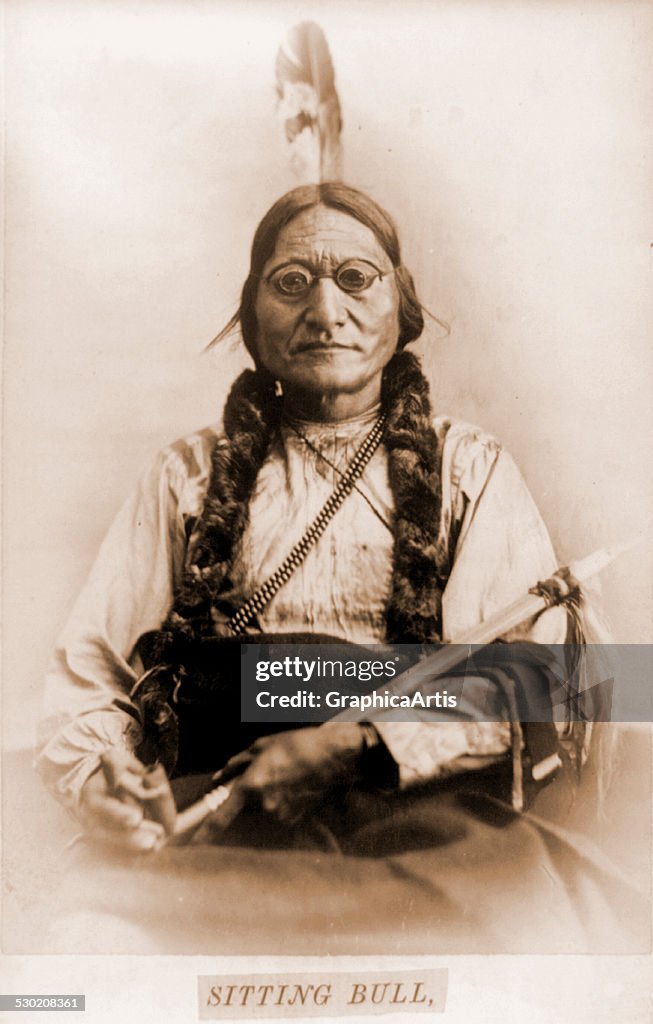 Sitting Bull With Calumet