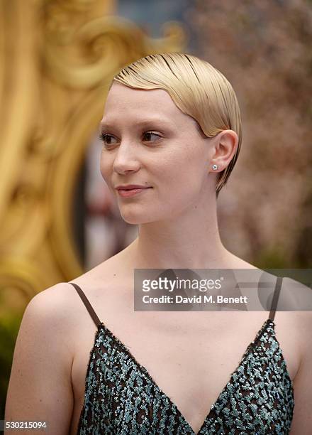 Mia Wasikowska attends the European Premiere of "Alice Through The Looking Glass" at Odeon Leicester Square on May 10, 2016 in London, England.