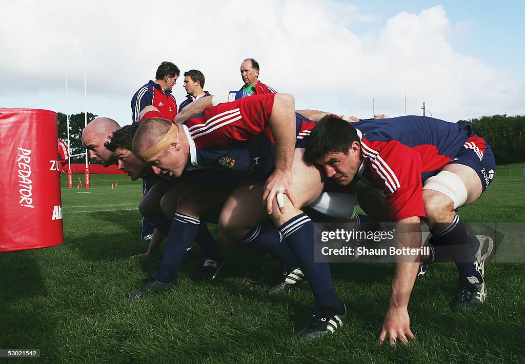 British & Irish Lions Training Session