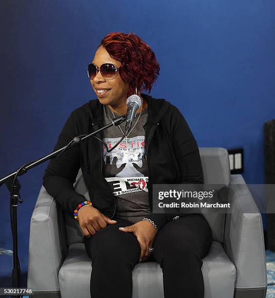 Lezley McSpadden visits on May 10, 2016 in New York, New York.