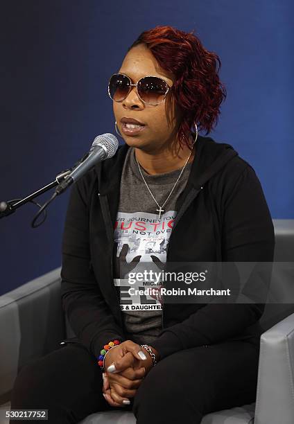 Lezley McSpadden visits on May 10, 2016 in New York, New York.