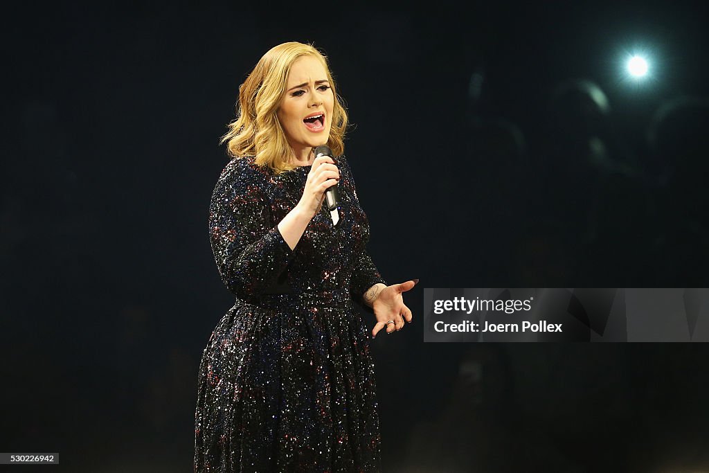 Adele Performs At The Barclaycard Arena, Hamburg