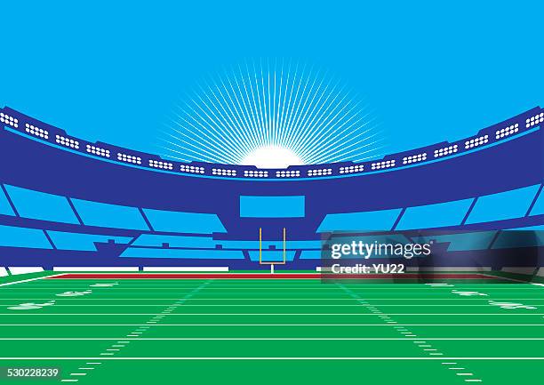 american football stadion - american football vector stock-grafiken, -clipart, -cartoons und -symbole