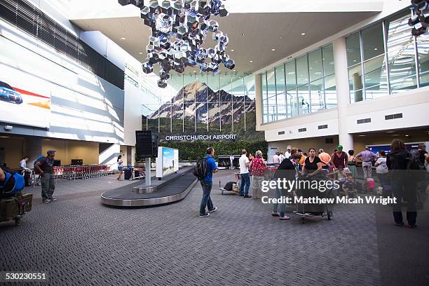 the christchurch airport - christchurch airport stock pictures, royalty-free photos & images