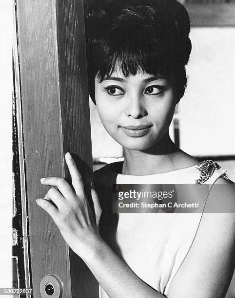 Japanese actress Akiko Wakabayashi, in a scene from the James Bond film 'You Only Live Twice', circa 1967.