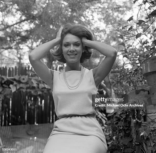 Actress Jane Wald poses at home in Los Angeles,CA.