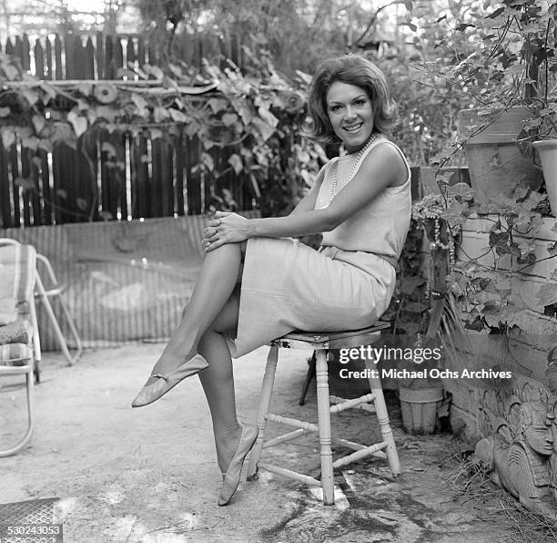 Actress Jane Wald poses at home in Los Angeles,CA.