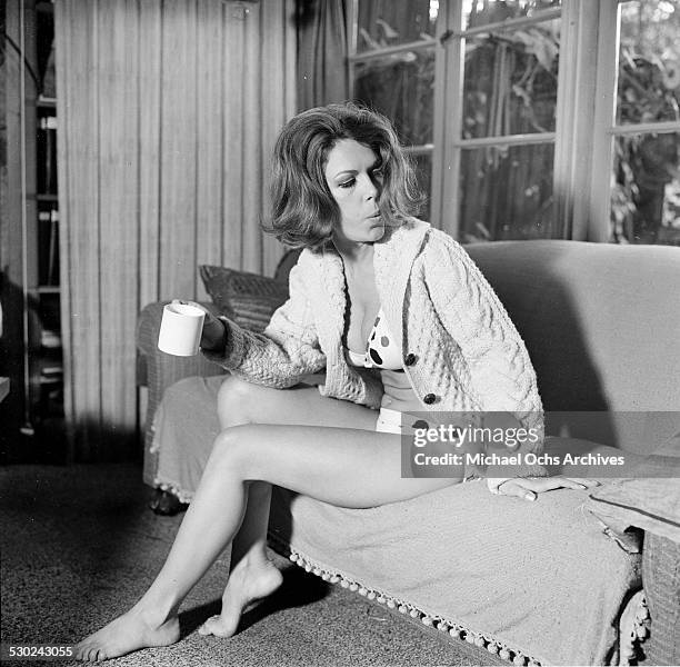 Actress Jane Wald poses at home in Los Angeles,CA.