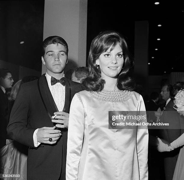 Actress Lesley Ann Warren attends an event with actor Paul Petersen in Los Angeles,CA.