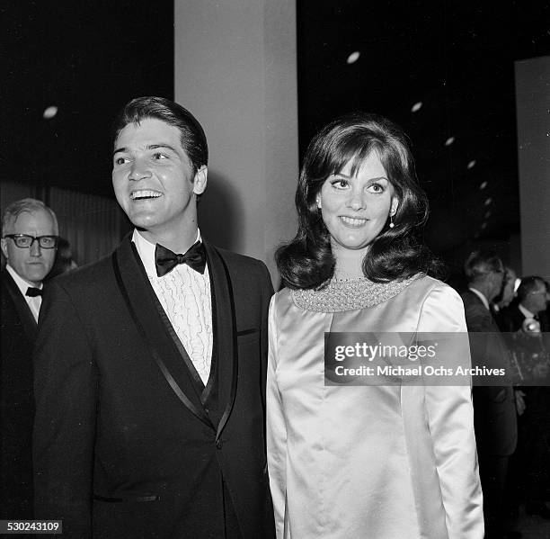 Actress Lesley Ann Warren attends an event with actor Paul Petersen in Los Angeles,CA.