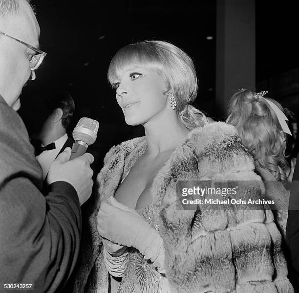 Actress Elke Sommer attends an event in Los Angeles,CA.