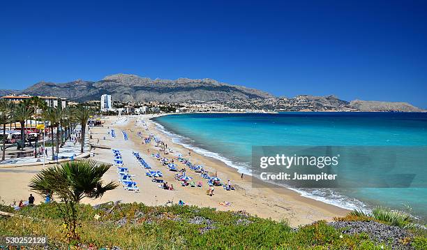 playa del albir, alicante - altea stock pictures, royalty-free photos & images