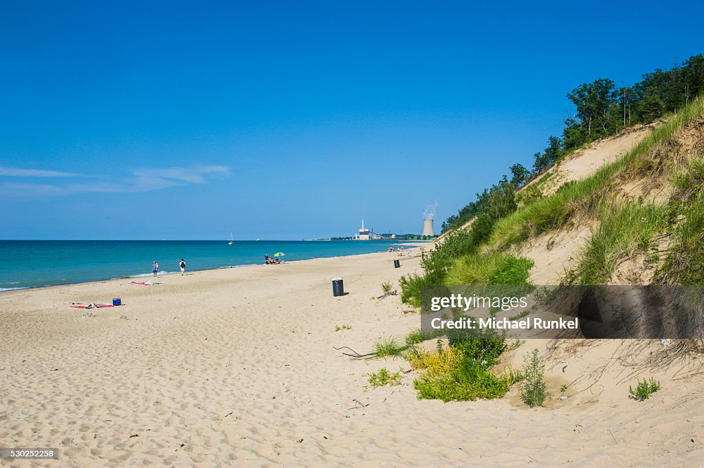 Indiana sand dunes, Indiana, United States of America, North America