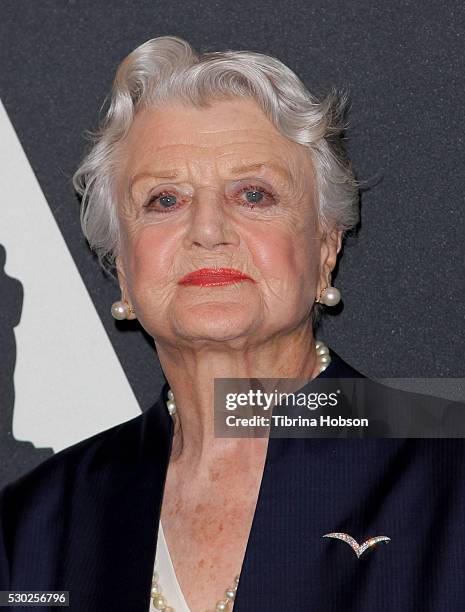 Angela Lansbury attends the 25th anniversary screening of 'Beauty And the Beast': A Marc Davis Celebration of Animationon, presented by The Academy...