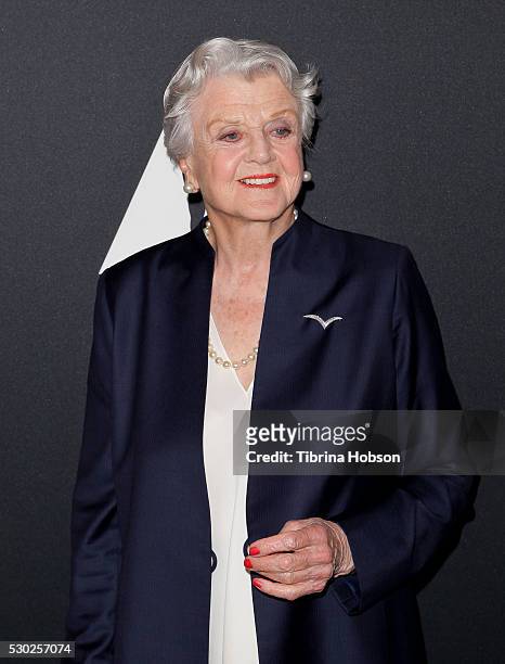 Angela Lansbury attends the 25th anniversary screening of 'Beauty And the Beast': A Marc Davis Celebration of Animationon, presented by The Academy...