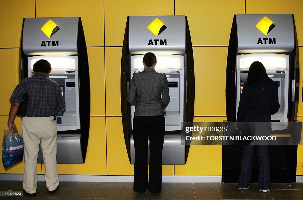 Commonwealth Bank customers use automati