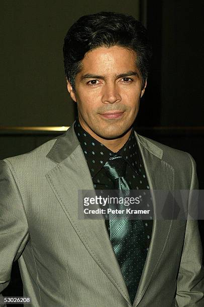 Actor Esai Morales attends the after party for the 59th Annual Tony Awards at the Marriott Marquis June 5, 2005 in New York City.