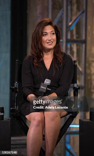 Randi Zuckerberg discusses "Celebrate Working Mothers With Alicia Ybarboat" at AOL Studios In New York on May 10, 2016 in New York City.