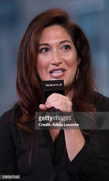 Randi Zuckerberg discusses "Celebrate Working Mothers With Alicia Ybarboat" at AOL Studios In New York on May 10, 2016 in New York City.