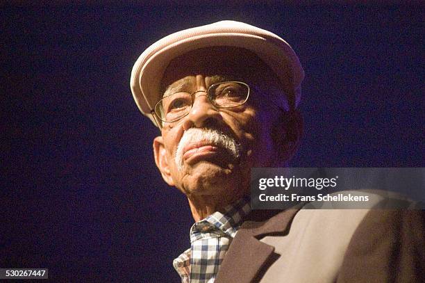 Cuban singer Pio Leiva performs on July 161th 2004 NDSM hallen in Amsterdam, Netherlands.