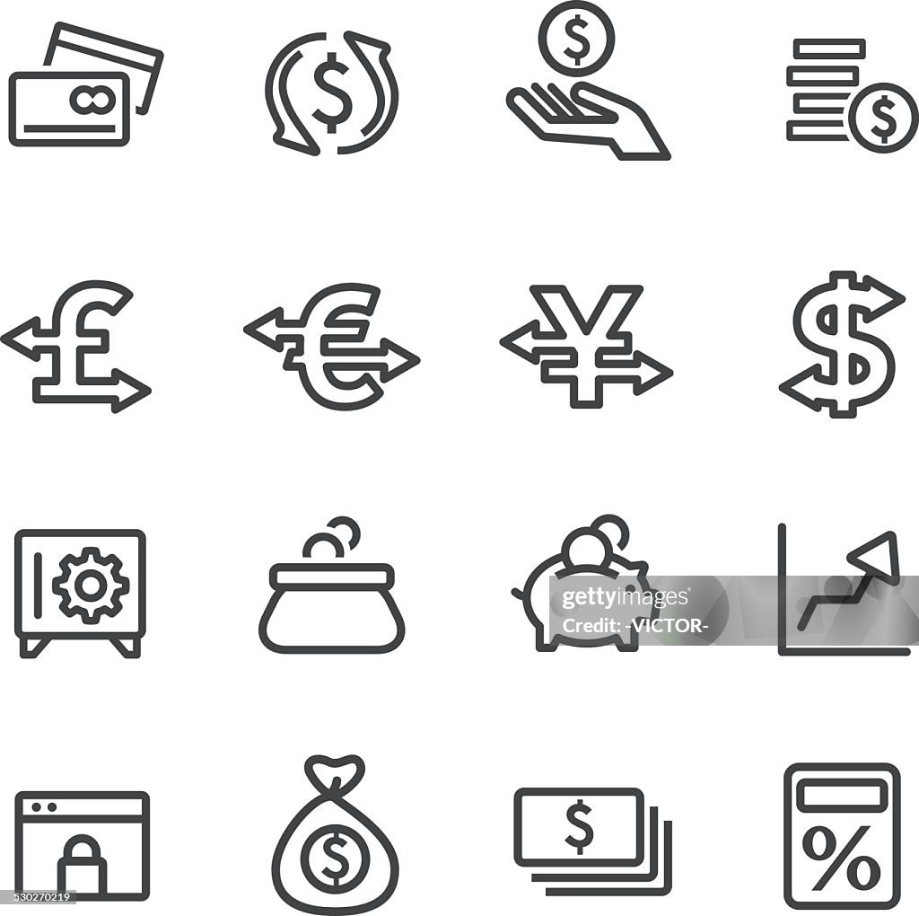 Currency Icons - Line Series