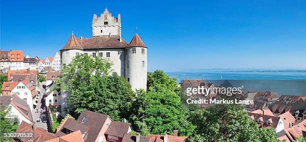 old castle (altes schloss), meersburg, lake constance (bodensee), baden wurttemberg, germany, europe - meersburg stock pictures, royalty-free photos & images