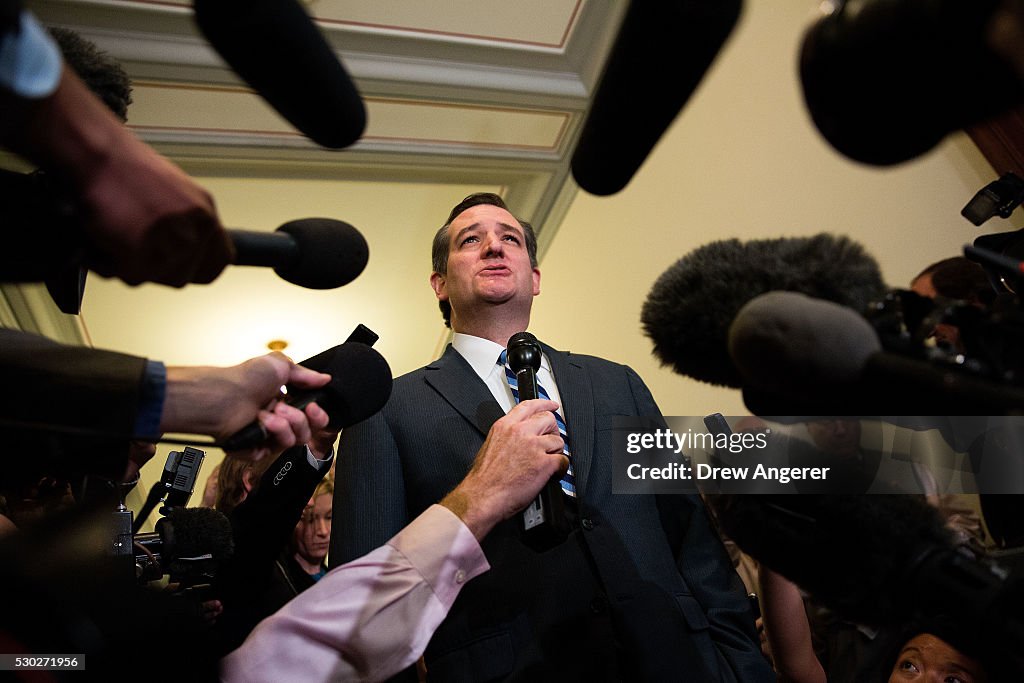 Sen. Ted Cruz (R-TX) Addresses The Media At The Capitol
