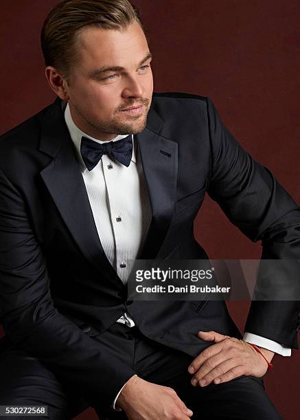 Actor Leonardo DiCaprio is photographed for People.com on January 30, 2016 in Los Angeles, California.