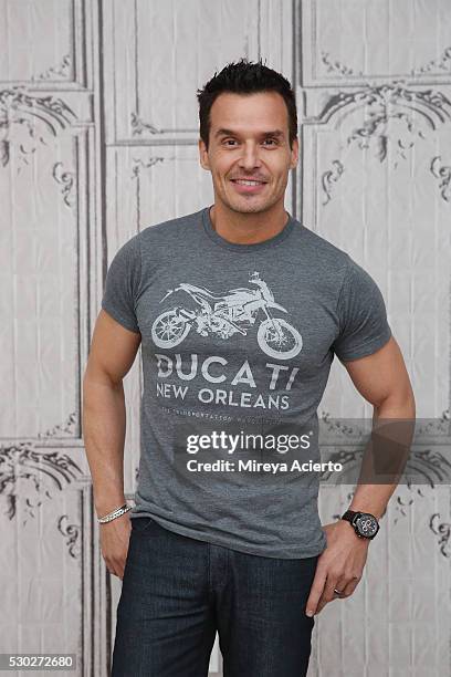 Actor and model, Antonio Sabato Jr. Discusses his time with The Revue and his limited engagement with Chippendales at the Rio on May 10, 2016 in New...